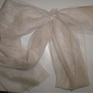 Target Cream Hair Bow